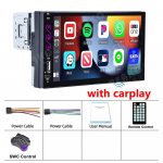REAKOSOUND 1 Din Universaalne CarPlay Android-Auto Autoraadio Stereo MP5 Mp3 M&auml;ngija 7-tolline Autoraadio Volkswageni Nissani Toyota jaoks