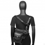 Gootiline Steampunk V&ouml;&ouml;kotid Mehed Naised Reie Kolju Must