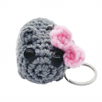 Meemi kurb hamster Palus m&auml;nguasi kurb hamstri v&otilde;tmehoidja v&otilde;tmehoidja r&otilde;ngas tarvikute jaoks kott Naljakas ripats v&otilde;tmehoidja ehted f&auml;nnid kingitused as the picture