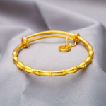 Kullav&auml;rvi bambusest naiste lihvitud peen k&auml;ev&otilde;ru Push Pull k&auml;ev&otilde;ru Ehted Lotus Peng one size kuld