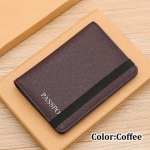 Multifunktsionaalne reisi-RFID vargusvastane hari VPC passi kaitsekatted Lennukipileti hoidja ID krediitkaardi &uuml;mbris Rahakott must