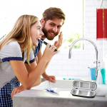 Kaasaskantav Eva hoiukast elektrilise hambaharja jaoks, kandes k&otilde;vakotti