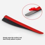 2tk/komplekt 28cm PVC auto kaitseraua kriimustusvastane riba kleebis auto kerekaitse 237#
