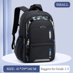 Trendikas mitmekihiline suure mahutavusega p&otilde;hikooli &otilde;pilastele 3.-6.-9. klassi raamatukott, kerge, teaduslik seljakaitse, laste seljakott S sinine