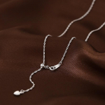 925 h&otilde;bedast v&auml;ljat&otilde;mmatav lainepapist kett Ins Minority All-Match kampsun kaelakee alasti naiste kett kantav ripats kerge luksuslik 925 h&otilde;be