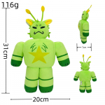 Rohelise kassi pl&uuml;&uuml;sist m&auml;ngunuku kujuke 30cm