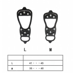 8 naast libisemisvastane j&auml;&auml;haarats nael Talvine ronimine libisemisvastased lumenaelad k&auml;epidemed, klambrid jalatsite kohal. M EUR(35-40)