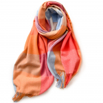 Naiste salli triibuline ruuduline sall S&uuml;gis- ja talvine salli imitatsioon ka&scaron;miir One Size