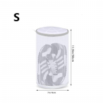 Kingade pesumasina kott k&auml;rgstruktuuriga v&otilde;rgust kinga pesukott lukuga tossude jaoks Jooksujalatsid Sokid Rinnahoidjad ja m&auml;nguasjad 1pc-S valge