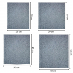 5 Magic Glass puhastuslapi triibuvaba paksu Magic puhastuslapiga korduvkasutatavad mikrokiust salvr&auml;tikud Windowsi klaasr&auml;tikuga k&ouml;&ouml;gi jaoks 5pcs 20x30cm hall