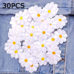 WTEMPO 30 TK V&auml;ike tikkimisraud r&otilde;ivastel Parandusplaastrid Vastupidav loominguline isetegemise tarvikud Termokleep Lihtne peale kanda 30pcs valge