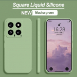 Xiaomi 14 Case vedel silikoonist t&auml;ieliku kaitsega pehme kate jaoks Xiaomi Mi 14 Mi14 Pro Mi 14Pro Xiaomi14 telefoni&uuml;mbriste jaoks Xiaomi 12 must
