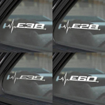 2 t&uuml;kki mitme mudeli auto aknakleebiseid ja kleebiseid autokere kleebised Mootori kapoti kleebised BMW E60 E61 E46 E39 E91 kleebiste tarvikud E28