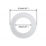 1x silikoonr&otilde;nga tihendi vahetusvanni valamu push-up pistiku korgi pesuri tihend 41.5*33mm