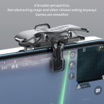 L1 R1 Sihtklahvid M&auml;ngukontroller X8 mobiilim&auml;ngu p&auml;&auml;stik Pubg Phone Gaming jaoks 6 s&otilde;rmega p&auml;&auml;stik Tundlik tulista telefonim&auml;ngu p&auml;&auml;stik