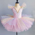 Laste balletikleit T&uuml;drukutele Laste litritega printsesskleit Ballett Tutu Tantsur&otilde;ivad Etendus Tutu seelikud 150cm