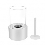 Lauapealne tulease l&auml;bipaistva klaaskattega, sise- ja v&auml;listingimustesse, tagahoovi, r&otilde;dule, terrassile, lauale, kamin, vastupidav, kaasaskantav pliit, p&otilde;leti, soojendi, dekoratsioon L must