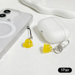 1 paar koomiksiga helendav kaheksajalg telefoni kaelapael armas loom mobiiltelefoni kett v&otilde;tmehoidja kaamera ripats auto v&otilde;tmetarvikud kollane