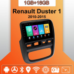 Android Carplay autoraadio Renault Duster 1 2010-2015 multimeediapleieri ja peakomplekti stereo, GPS-navigatsiooniga, Bluetoothi, WIFI-ga, 2+32GB 1+16GB