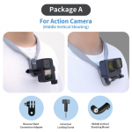 Silikoonist kaelahoidik GoPro Hero jaoks 12 11 10 9 8 7 6 Insta360 DJI Osmo Action nutitelefoni magnetilised aksessuaarid No Phone Clip