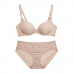 Wonder Brat Free Cut No Wire rinnahoidja alusp&uuml;kste komplekt_Cream beež WBW3O23_T 70A/90