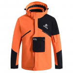 Naiste ja meeste suusajope Lumelauamantel veekindel tuulekindel isoleeritud talvine m&auml;gi v&auml;litingimustes lumespordiga Kapuutsiga soojad taskutega suusajoped XS