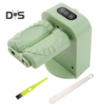 USB-laadimisega elektriline pelmeenimasin lusikaga Moodne pelmeeni&uuml;mbris Automaatne pelmeenide valmistamise vorm roheline