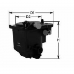 Premium diislik&uuml;tuse filter FORD FOCUS C-MAX 1.6 TDCI 90 10-2003-03-2007 T&auml;ielik koos Filtreerimiskassetiga-K&uuml;tuse Soojendiga