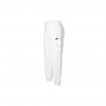 Nike Sportswear Club Fleece &Uuml;hev&auml;rvilised Pingutusn&ouml;&ouml;riga Vaba L&otilde;ikega Mitme Taskuga Disainiga Vabaaja Kootud Dressip&uuml;ksid Naiste Alaosad Valge DQ5197-100 L