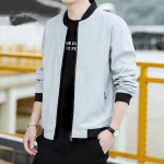 Meeste Slim Fit mantel Kevadine ja s&uuml;gisene pesapalli&uuml;likond vabaaja mitmek&uuml;lgne top jakk Moodne meeste mantel XL sinine