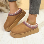 Naiste lumesaapad 2024 Talv Uued Ka&scaron;miir Soojad Paksu Tallaga Ilma Kontsata Karvased Pool-sussid Puuvillased Kingad Naistele 42