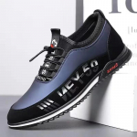 Pehmed meeste vabaajajalatsid Kvaliteetsed vabaaja tossud meestele mugavad nahast meeste jooksujalatsid Meeste s&otilde;idujalatsid Zapatillas De Hombre 39 sinine