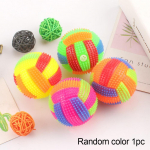 Lemmiklooma koerad Vilkuva jalgpalli kujuga LED-tuli kriuksuv h&uuml;plev pall naljakas laste m&auml;nguasi interaktiivne koerakass n&auml;rimism&auml;nguasjad v&auml;ikesed suured koerad 6.5cm