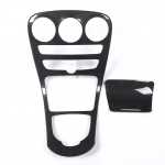 2 tk/komplekt Auto Siseaksessuaarid Keskkonsooli K&auml;igukangi Paneeli Katted Raami Liistud Mercedes Benz C GLC 15-18 jaoks must