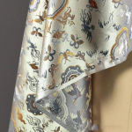 Žakaarmustriline brokaatkangas 100x145cm Hiina stiilis Cheongsam Hanfu kleit Lavariided Koti satiinkangas Isetegemise &otilde;mblusmaterjal 100x145cm