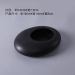 Keraamiline ovaalne lillepott sukulentide potid bonsai aiapott taimepotid h&uuml;dropooniline vaas kodu aiatarbed istutuspotid lillevaas