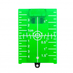Lasernivelliiri sihtm&auml;rklaud Punane/Roheline Joonekiiruse Kauguse Plaat Magnetiline Toll/cm Nivelleerimislaud T&ouml;&ouml;riist Seinale ja P&otilde;randale Riputamiseks Osad roheline