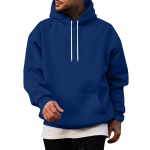 Kapuutsiga sporditreeningkost&uuml;&uuml;m Unisex jooksuriided pikkade varrukatega pullover Pusad Pusa L sinine