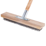 Traathari sambla eemaldamiseks Roostevabast terasest hari Korduvkasutatav kaabits Garaažihari Vastupidav k&otilde;nniteede sise&otilde;ue teki puhastamiseks kollane