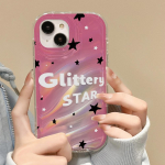 Mobile Phone Cases for iPhone 11 13 XR 15 Pro Max 12 14 Pro Max Case iPhone 16 7 Plus 8 Plus XS Max 6 15 Plus Laser Wave Pattern Anti-drop Waterproof iPhone 6&6S puhas