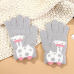 Armsad soojad lastekindad talvemultika kaelkirjak pluss sametist paksendatud kindad s&otilde;rmega tuule- ja k&uuml;lmakindlad kindad One Size