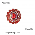 Aafrika sulamist rhinestones suur klaasist pross vintage mitmek&uuml;lgne naiste &uuml;likond mantel Korsage tarvikud pin