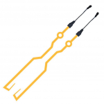 1 komplekt LED k&uuml;lmtuli 4 &uuml;hes mootorratta kiivri tuleriba EL kleebis veekindel hoiatustuli Mootorratta &ouml;&ouml;s&otilde;idu tarvikud punane