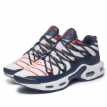 Meeste tossud Jooksu Mood &Otilde;ues Jooksmine Spordijalatsid V&otilde;rgust hingav Polsterdus Must Korvjalatsid Meeste Suured 39-46 43 valge/sinine