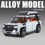 1:24 BYD U8 Maastikuauto Sulamist Mikroauto Valatud Metallist M&otilde;&otilde;tkava Autokere Heli ja Valgusega Laste M&auml;nguasi Poiste Kogumiskaunistused valge