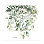 Kleebis Isekleepuv Tugev kleepuvus Veekindel eemaldatav Taimelehed Lilled WC kaane kleebis A