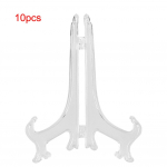 10 tk kokkupandav valge plastikust taldrikuhoidja n&otilde;udehoidja pildiraam, dekoratiivne vitriin