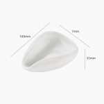 Kohviubade doseerimisalused Puhasvalge keraamika teelusikat&auml;is teeeraldaja anumakomplekt T&ouml;&ouml;riistad Kohviubade lusikas labidas teealused