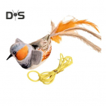 Chirping Bird Cat m&auml;nguasi interaktiivne simulatsiooniga elektriline linnupuutetega aktiveeritav pl&uuml;&uuml;skassi tiirus siseruumides kasutatavatele kassidele ja koertele A