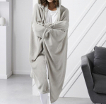 Plaids - PROMO LINGE - Polyester - 165x115cm - dune